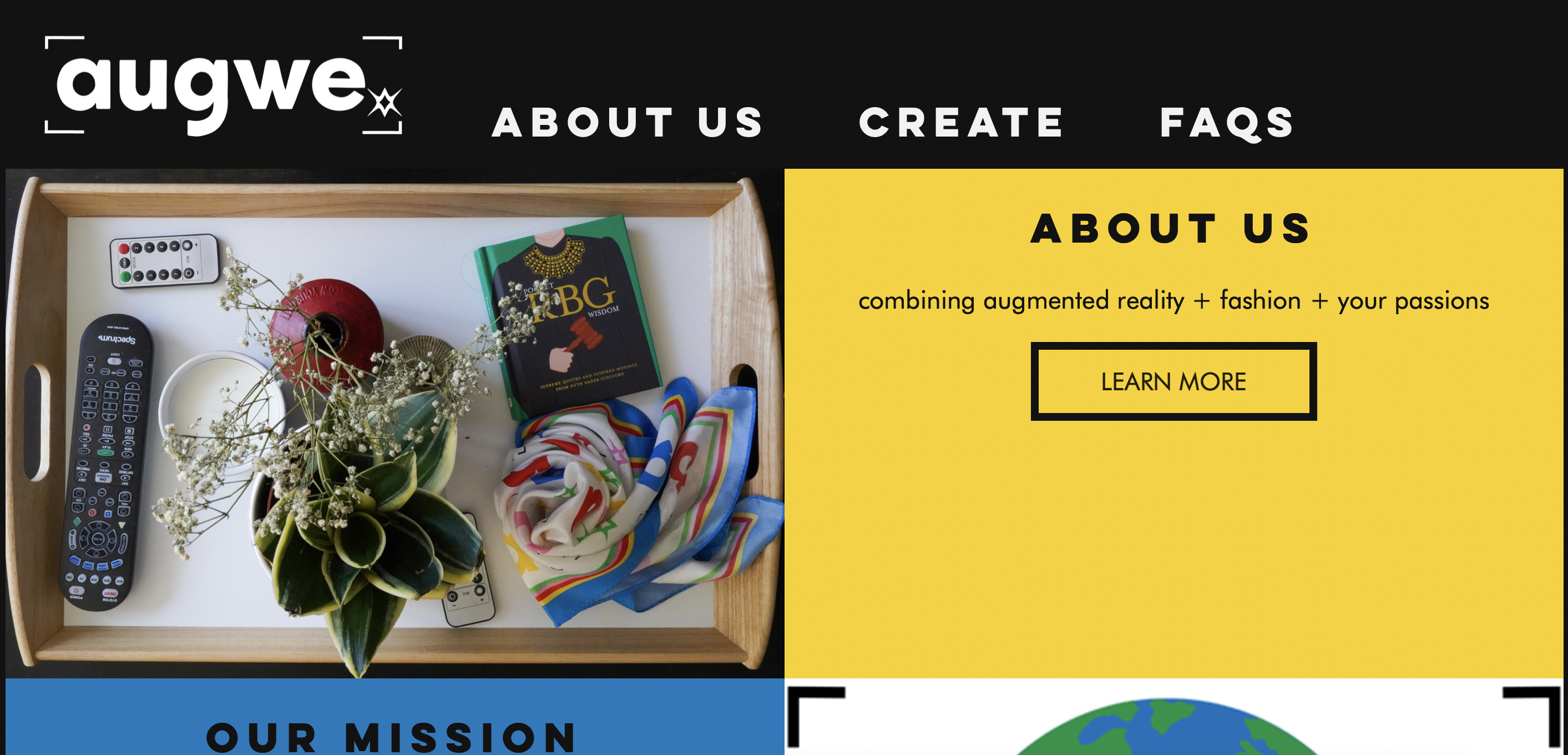 Augwe Website Homepage